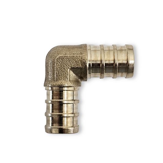 1/2-in PEX Crimp Brass 90-Degree Elbow (25-Pack)