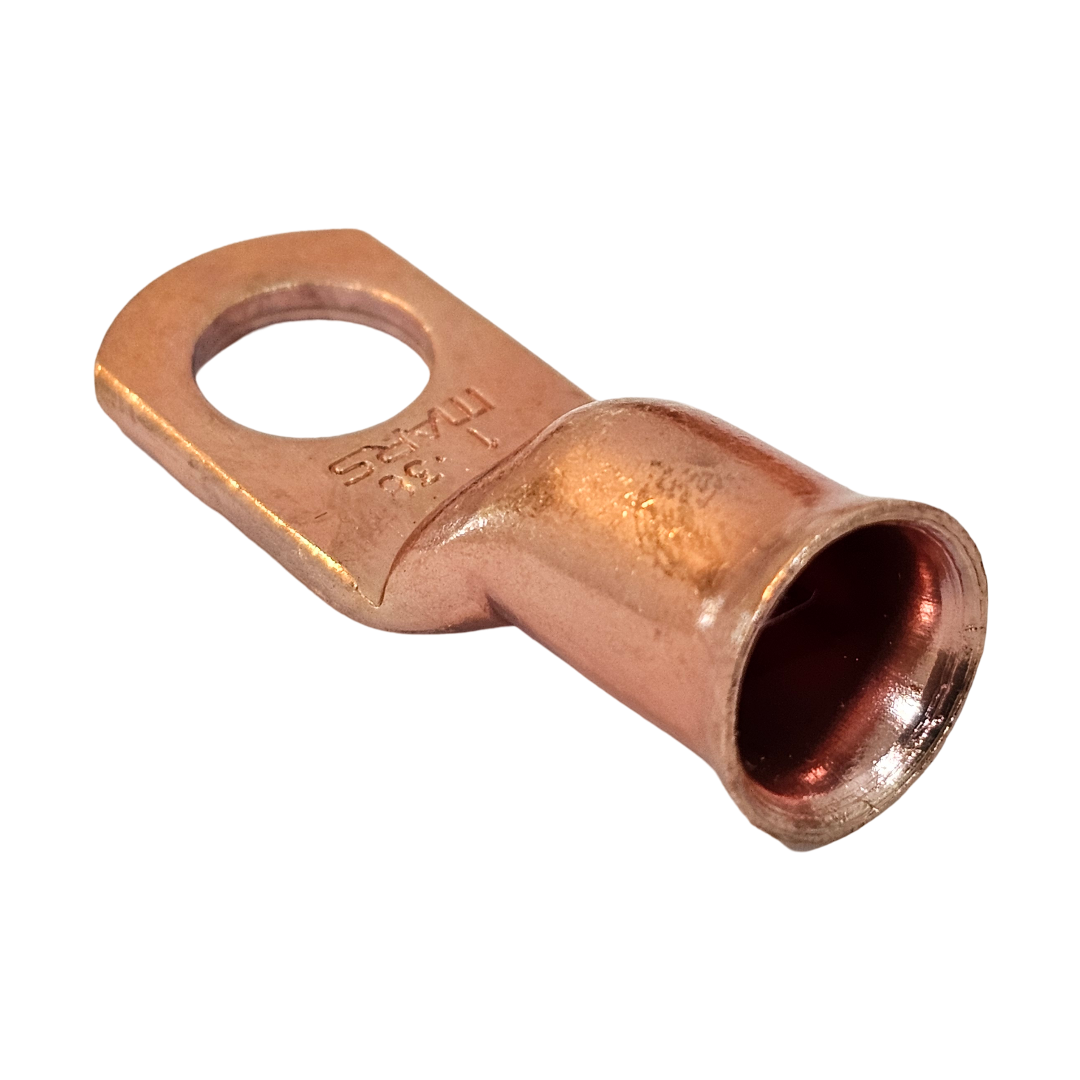 1 - 3/8" Copper Cable Lugs AWG (25-Pack)